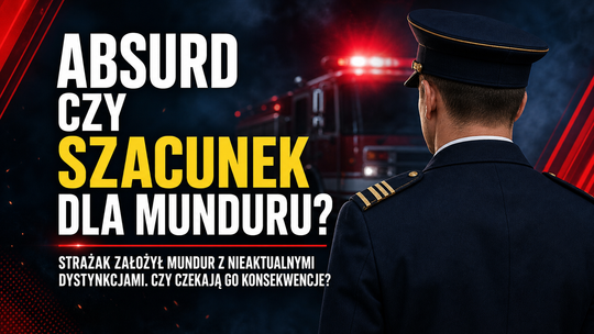 Strażak zgłoszony na Policję za złe odznaki na mundurze!