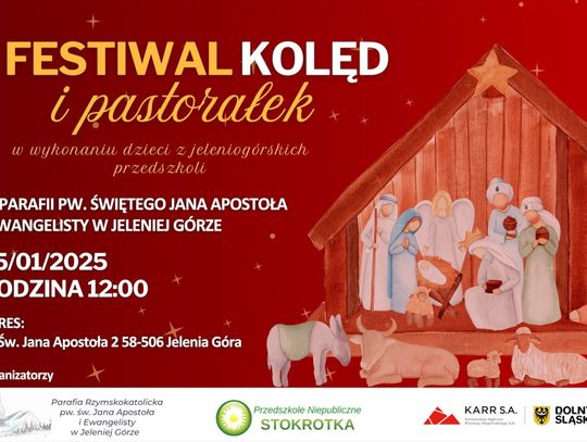 25/01/2025/III Festiwal Kolęd i Pastorałek w wykonaniu dzieci z jeleniogórskich przedszkoli!