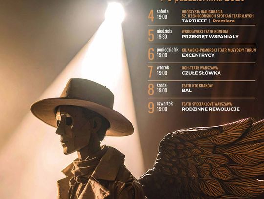 52. Jeleniogórskie Spotkania Teatralne  𝘄 𝗱𝗻𝗶𝗮𝗰𝗵 𝟰 – 𝟵 października 2025