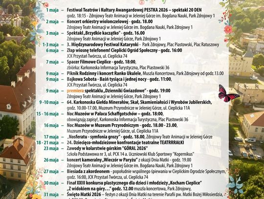CO, GDZIE, KIEDY W KULTURZE W JELENIEJ GORZE? Maj 2026