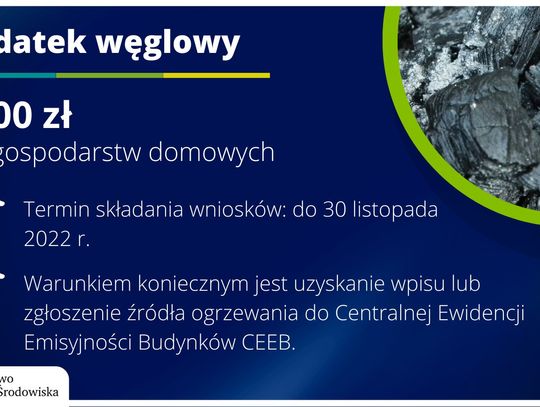 Dodatek węglowy - gdzie złożyć wniosek?