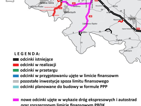 Dodatkowe środki na drogę ekspresową Bolków - Sobótka?