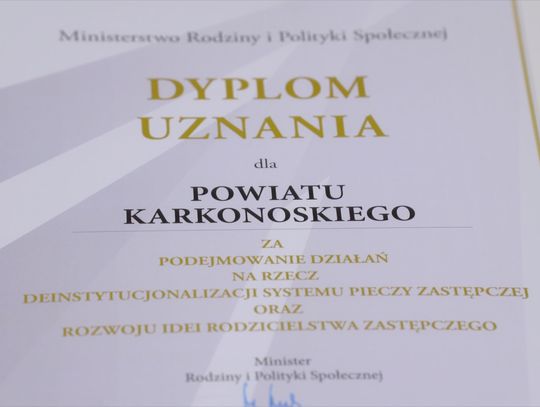 Działania na rzecz rozwoju idei rodzicielstwa zastępczego docenione!