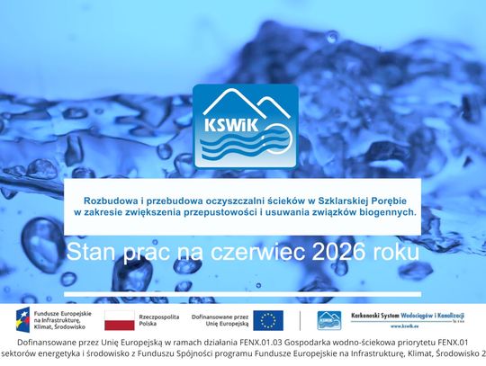 KSWiK- rozbudowa i przebudowa oczyszczalni ścieków w Szklarskiej Porębie