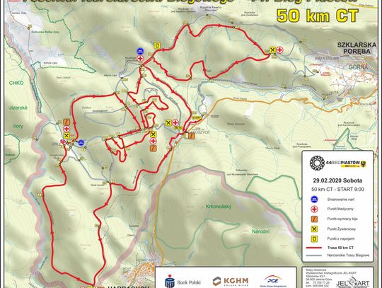 [MAPY] Skrócono najdłuższy dystans na Biegu Piastów
