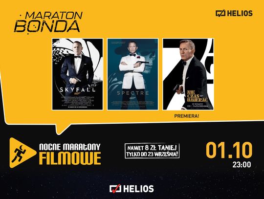 Maraton Bonda w Kinie Helios