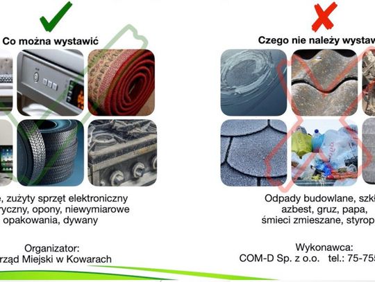 Mobilna Zbiórka Odpadów wielkogabarytowych w Kowarach