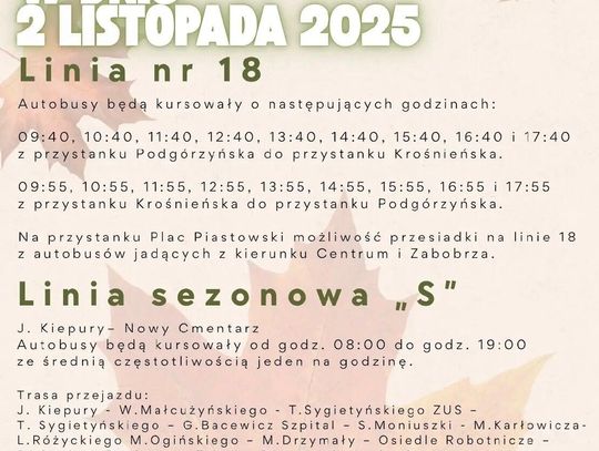 MZK Jelenia Góra informuje...