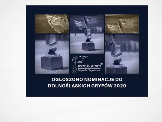 Nominacje do konkursu „Dolnośląski Gryf – Nagroda Gospodarcza"