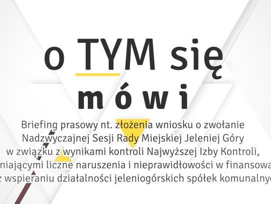 o TYM się mówi - Radni PiS chcą zwołania sesji po kontroli NIK