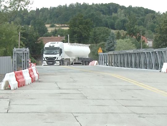 Otwarto tymczasowy most we Lwówku Śląskim