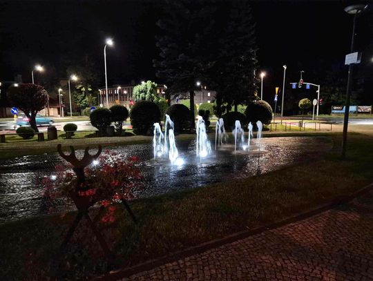 Po kilku latach miejska fontanna znów świeci