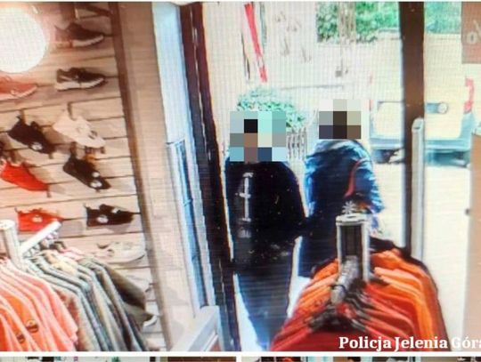 Podejrzany o kradzież odzieży sportowej