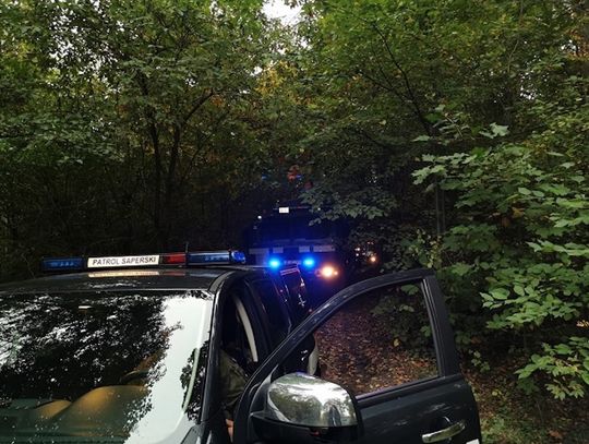 Poszedł na grzyby znalazł pocisk artyleryjski