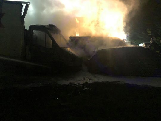 Pożar przy ul. Skłodowskiej – Curie w Jeleniej Górze