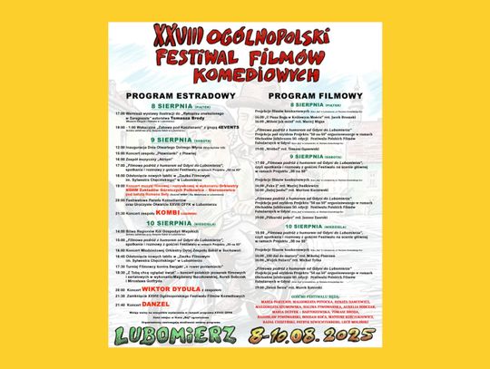 Przed nami Ogólnopolski Festiwal Filmów Komediowych