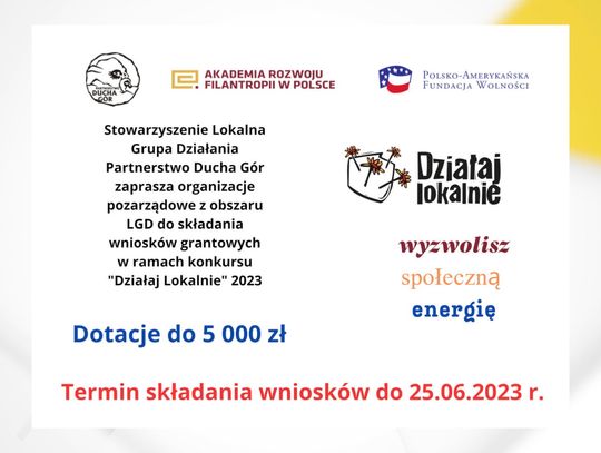 RUSZYŁ KONKURS DZIAŁAJ LOKALNIE 2023!