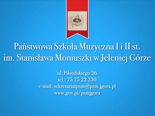 Ruszył nabór do Państwowej Szkoły Muzycznej I i II st. im. S. Moniuszki w Jeleniej Górze