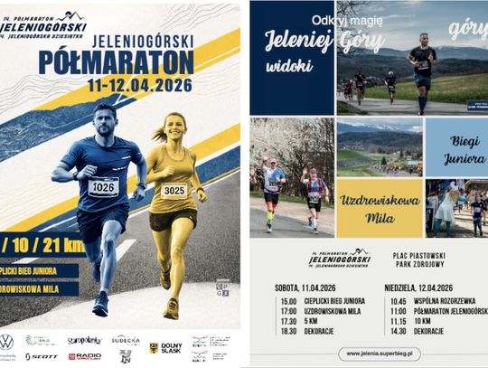 📢𝑅𝑢𝑠𝑧𝑦ł𝑦 𝑧𝑎𝑝𝑖𝑠𝑦 𝑛𝑎 "𝑃ół𝑚𝑎𝑟𝑎𝑡𝑜𝑛 𝐽𝑒𝑙𝑒𝑛𝑖𝑜𝑔ó𝑟𝑠𝑘𝑖" - 𝐽𝑒𝑙𝑒𝑛𝑖𝑎 𝐺ó𝑟𝑎 - 𝐶𝑖𝑒𝑝𝑙𝑖𝑐𝑒, 𝟷𝟷 - 𝟷𝟸 𝑘𝑤𝑖𝑒𝑡𝑛𝑖𝑎 𝟸𝟶𝟸𝟼𝑟.