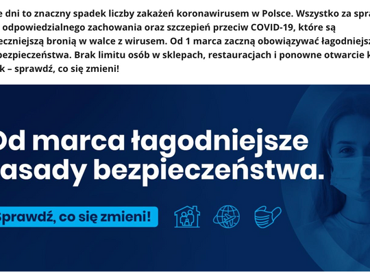 Rząd luzuje obostrzenia