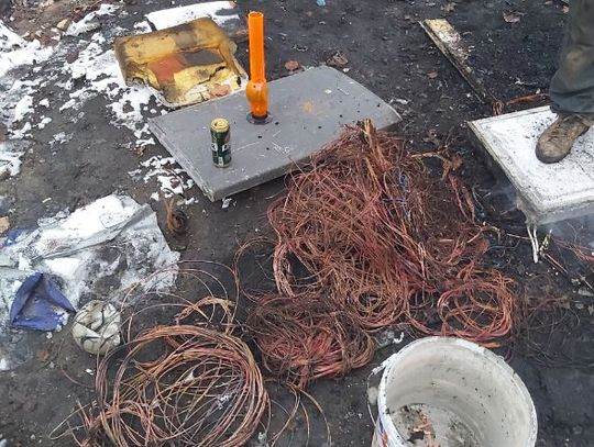 Spalali 10 kg przewodów elektrycznych