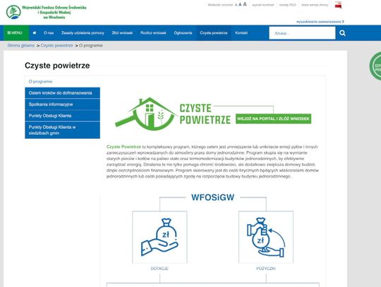 Spore zainteresowanie programem "Czyste Powietrze"