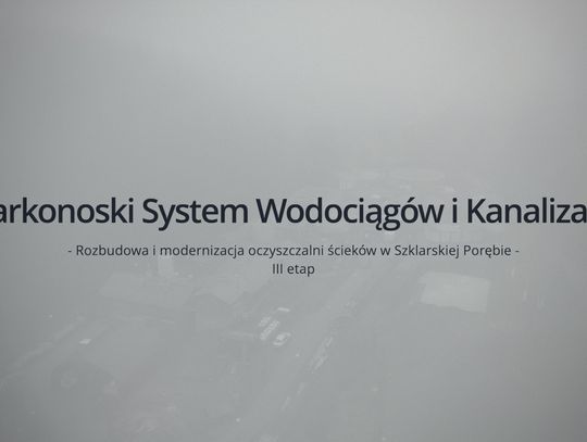 Sprawdźmy co dzieje się na placu budowy w oczyszczalni w Szklarskiej Porębie