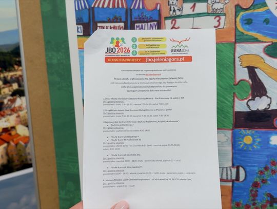 Szansa na współdecydowanie o przyszłości Jeleniej Góry