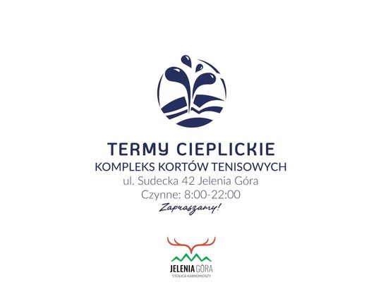 Termy Cieplickie zapraszają do kompleksu kortów tenisowych