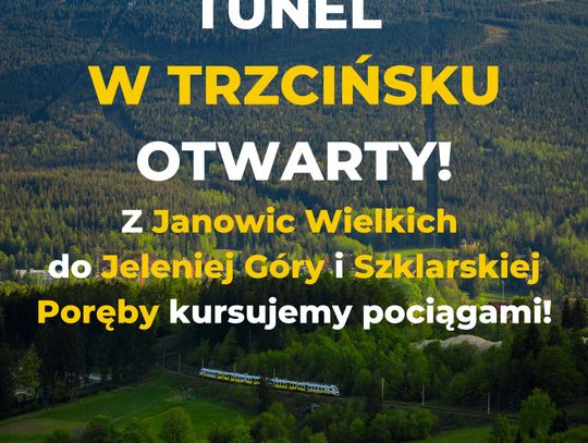 Tunel kolejowy w Trzcińsku znów przejezdny