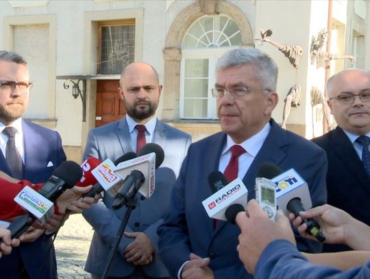 [VIDEO] Marszałek Senatu Stanisław Karczewski wsparł kandydatów z naszego okręgu