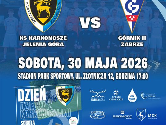 W sobotę wszyscy na stadion...lub przed ekrany! Karkonosze Jelenia Góra zagrają z Górnikiem II Zabrze!!!!