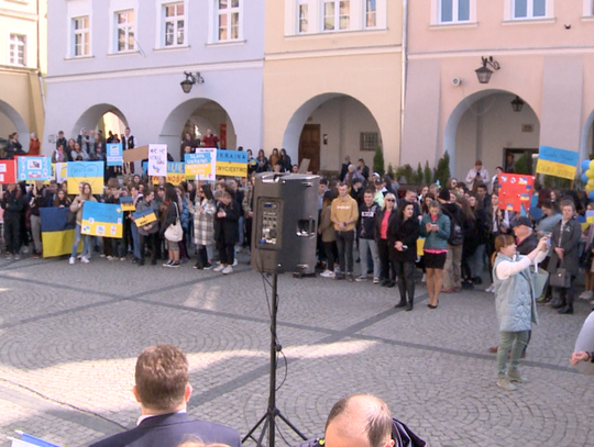 Wiec poparcia dla Ukrainy