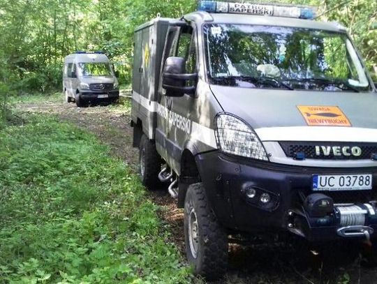 Wybuchowe znalezisko na polu 