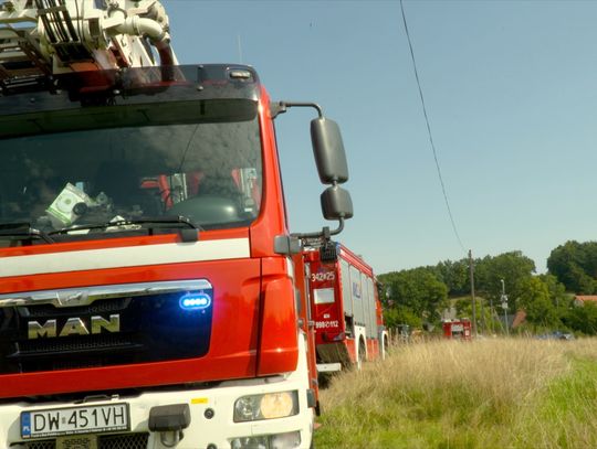 Wyciek gazu przy ulicy Jaśminowej