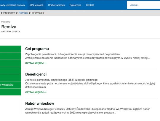 Wydłużony termin składania wniosków do programu "Remiza"