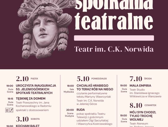 Za chwilę startują 53. Jeleniogórskie Spotkania Teatralne