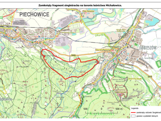 Zamknięte Single Tracki w okolicy Piechowic!