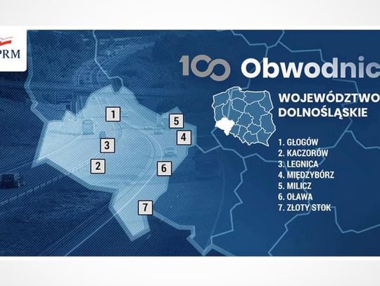 Zapowiedź budowy obwodnicy Kaczorowa