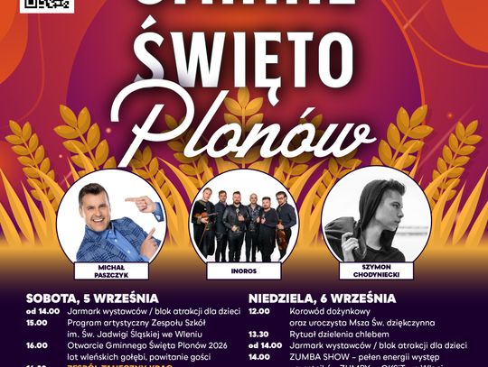 Zaproszenie na Gminne Święto Plonów we Wleniu