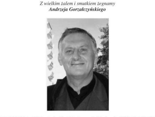 Zmarł Andrzej Gorzałczyński