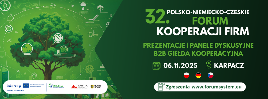 32. Polsko-Niemiecko-Czeskie Forum Kooperacji Firm/🔗 https://forumsystem.eu/konferencja/88