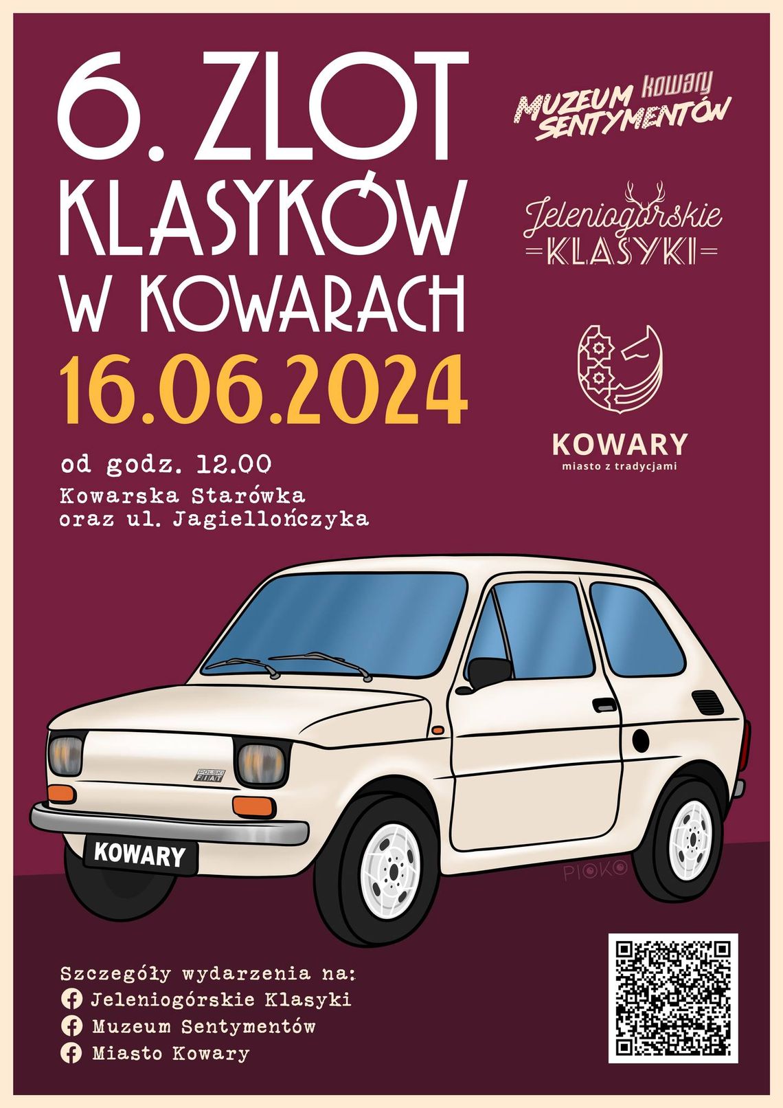 6. Zlot Klasyków w Kowarach - 16.06.2024r.