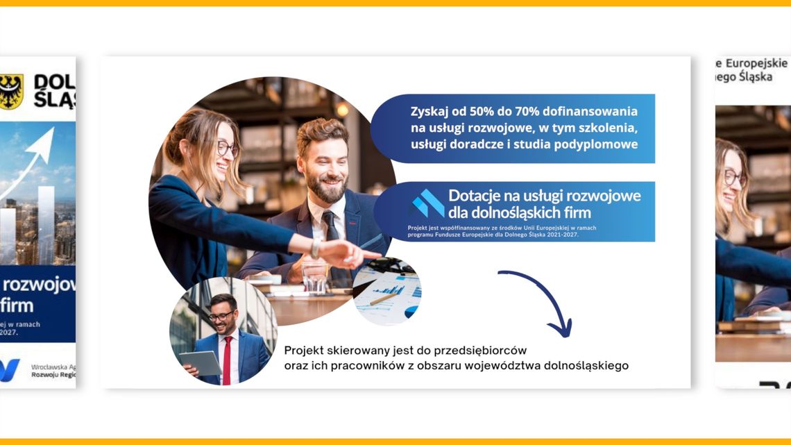 „Dotacje na usługi rozwojowe dla dolnośląskich firm”