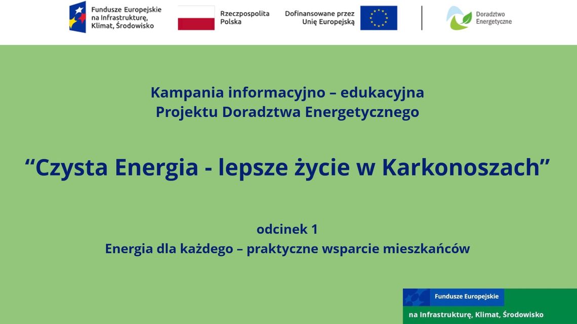 Czysta energia - lepsze życie w Karkonoszach