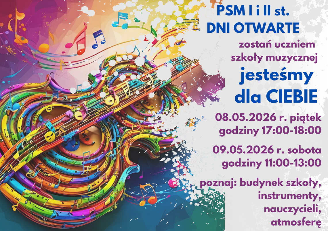 Dni Otwarte szkoły muzycznej! Dni Otwarte szkoły muzycznej!