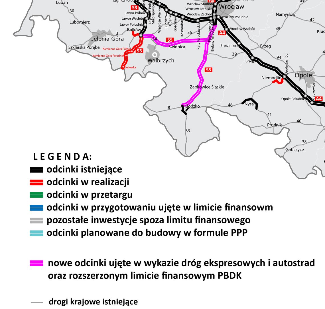 Dodatkowe środki na drogę ekspresową Bolków - Sobótka?