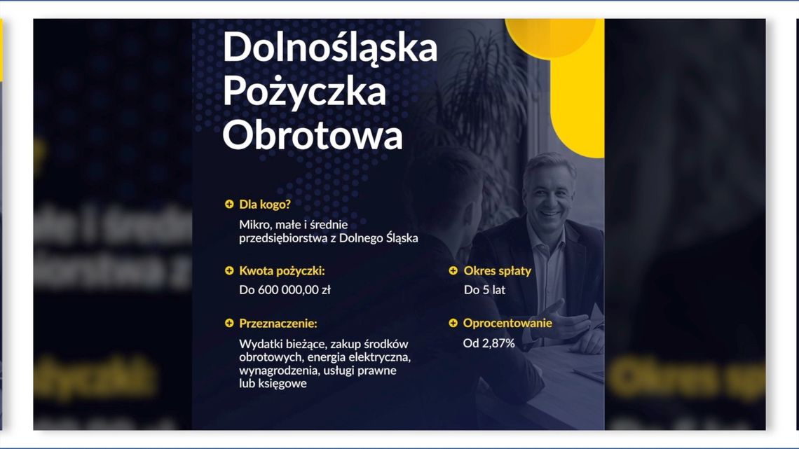 Dolnośląska Pożyczka Obrotowa i Kongres MŚP - konferencja w UMWD