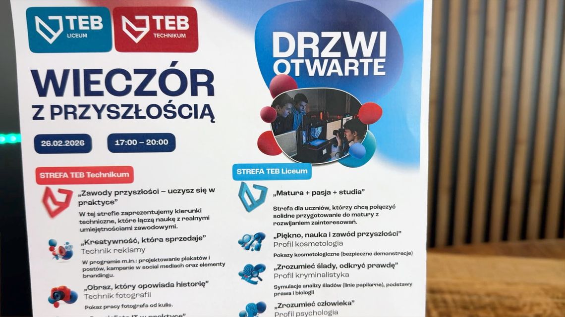 Drzwi otwarte w TEB Edukacja Jelenia Góra już 26 lutego od 17:00 do 20:00