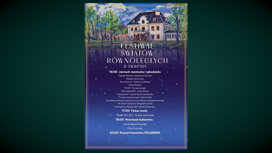 Festiwal Światów Równoległych w Staniszowie!